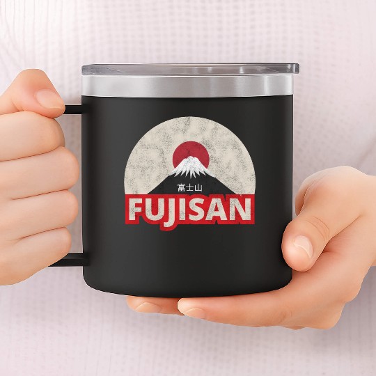 Japan Tokyo Mount Fuji Fujisan 14oz Stainless Steel Tumblers