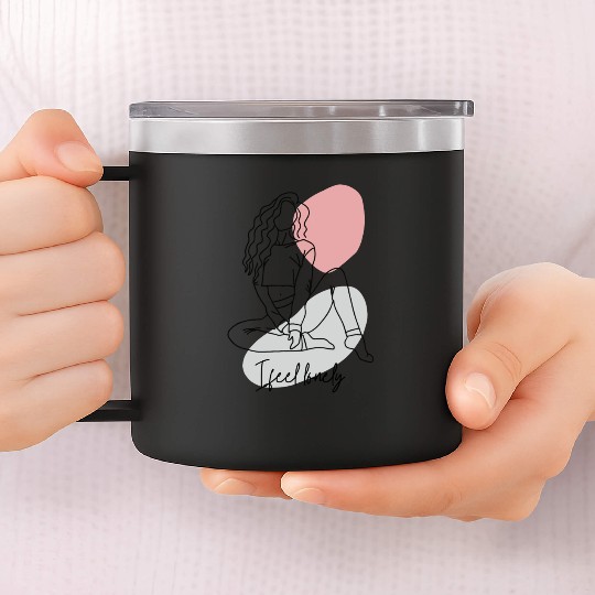 i feel lonely 14oz Stainless Steel Tumblers