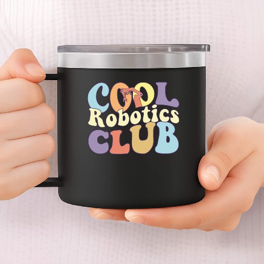 Cool Robotics Club Artificial Intelligence AI 14oz Stainless Steel Tumblers