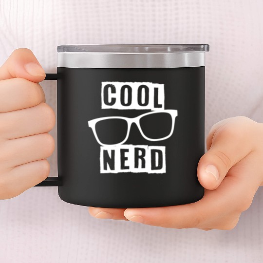 Cool Nerd 14oz Stainless Steel Tumblers