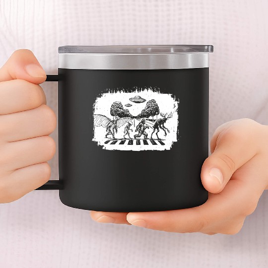 Cryptid Crosswalk 14oz Stainless Steel Tumblers