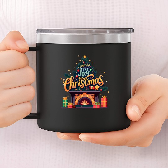 The Joy Christmas 14oz Stainless Steel Tumblers