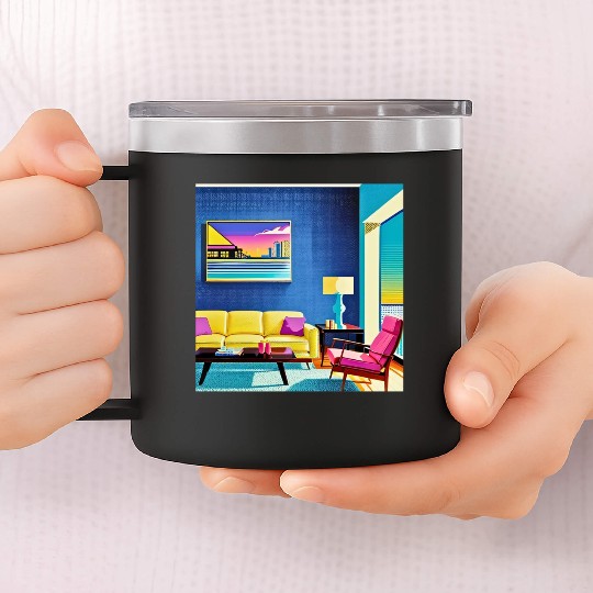 Summer Afternoon 14oz Stainless Steel Tumblers