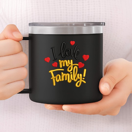 I love my family 14oz Stainless Steel Tumblers