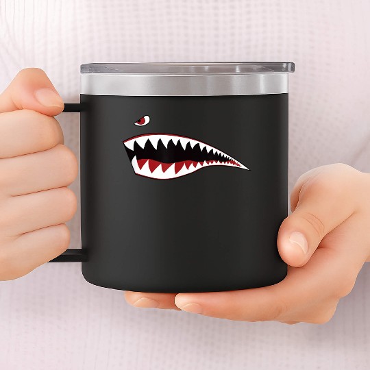 p-51 mustangs p-40 warhawks 14oz Stainless Steel Tumblers