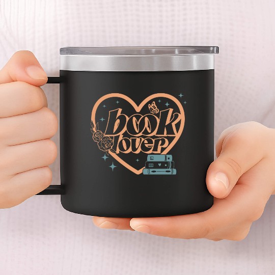 Book Lover 14oz Stainless Steel Tumblers