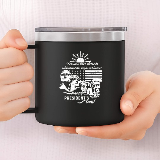 Presidents Day USA 14oz Stainless Steel Tumblers