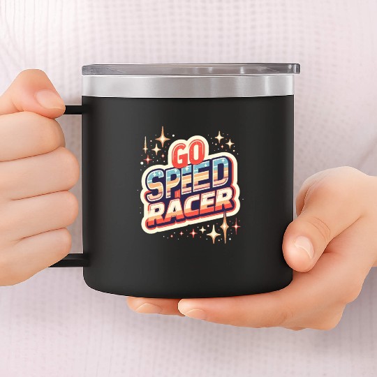 Go speed racer 14oz Stainless Steel Tumblers