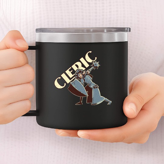 Retro Elf Cleric 14oz Stainless Steel Tumblers