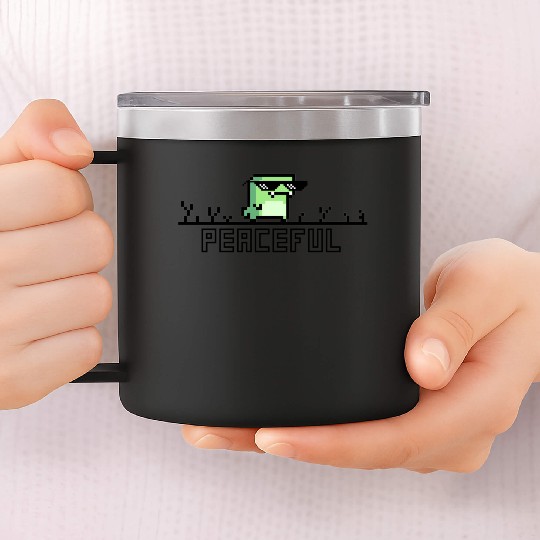 Peaceful rex 14oz Stainless Steel Tumblers