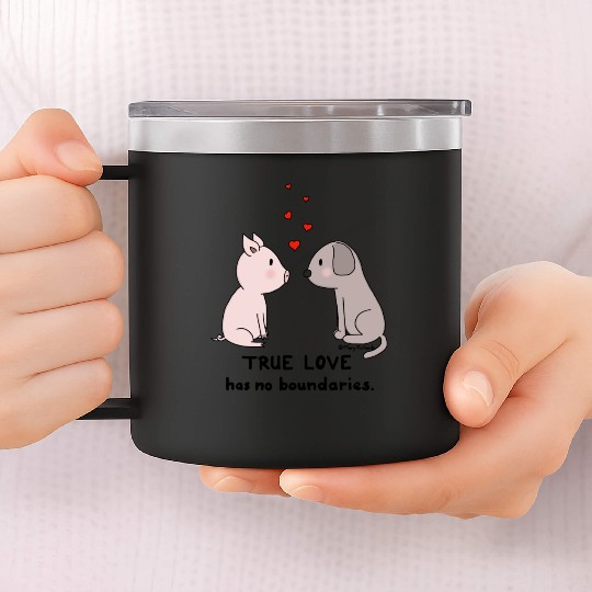 True Love has No Boundaries 14oz Stainless Steel Tumblers