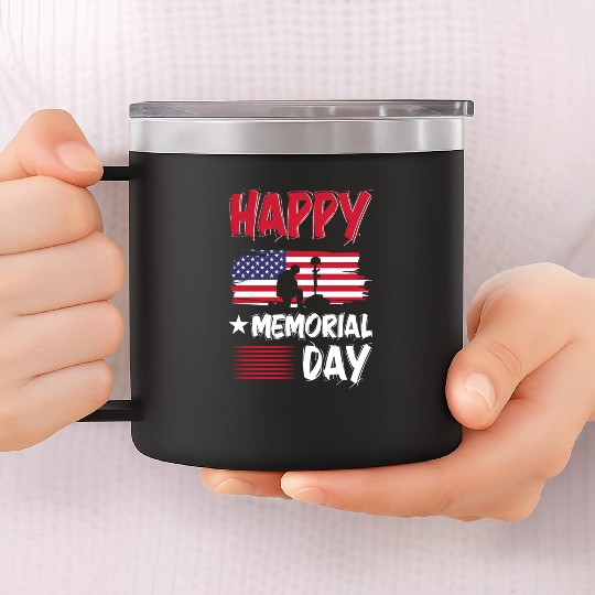 Memorial day 14oz Stainless Steel Tumblers