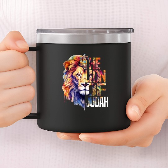 Lion of Judah 14oz Stainless Steel Tumblers
