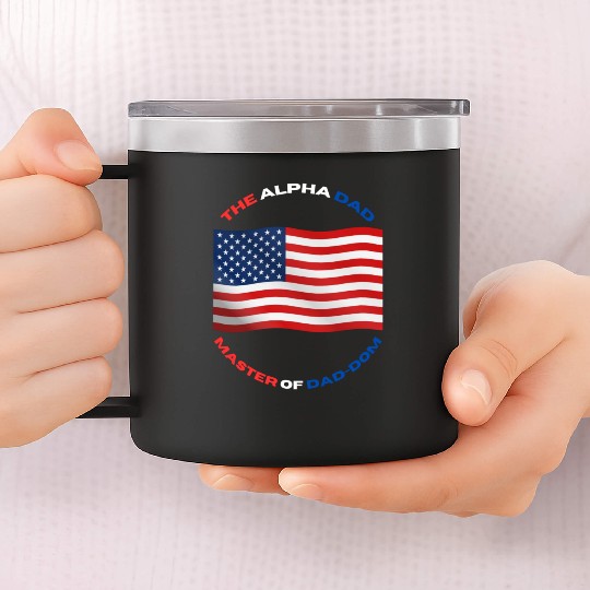 American Dad dom farther step dad 14oz Stainless Steel Tumblers