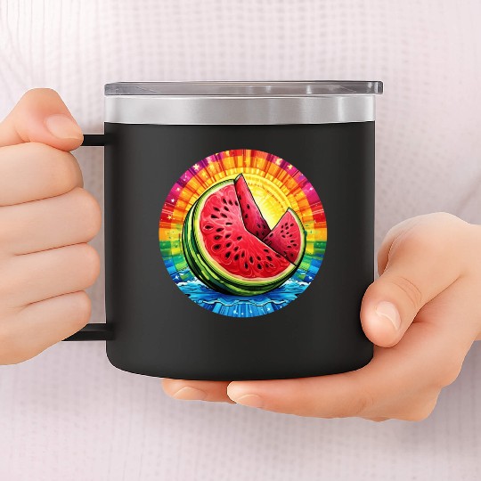 LGBTQ Melon 14oz Stainless Steel Tumblers