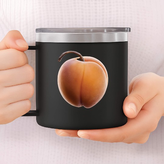 Apricot Realistic 14oz Stainless Steel Tumblers