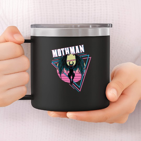 Mothman Retro Vintage Monster Creepy Cryptid 14oz Stainless Steel Tumblers