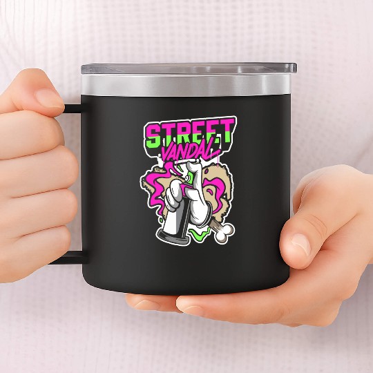 Street Art Spray Can Streetwear 14oz Stainless Steel Tumblers