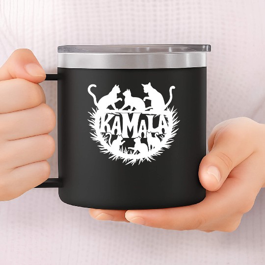 Kamala Harris 2024 For President Campaign 14oz Stainless Steel Tumblers