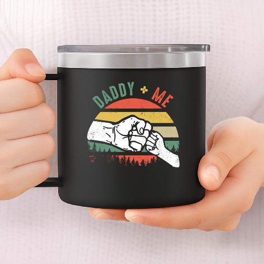 Love Daddy and Me 14oz Stainless Steel Tumblers