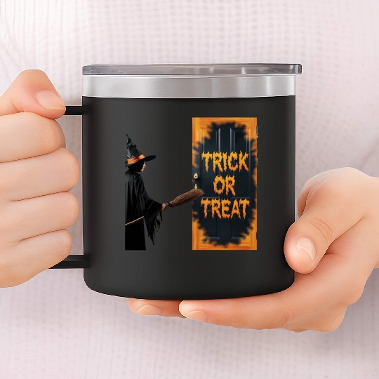 Witching Hour: Trick or Treat 14oz Stainless Steel Tumblers