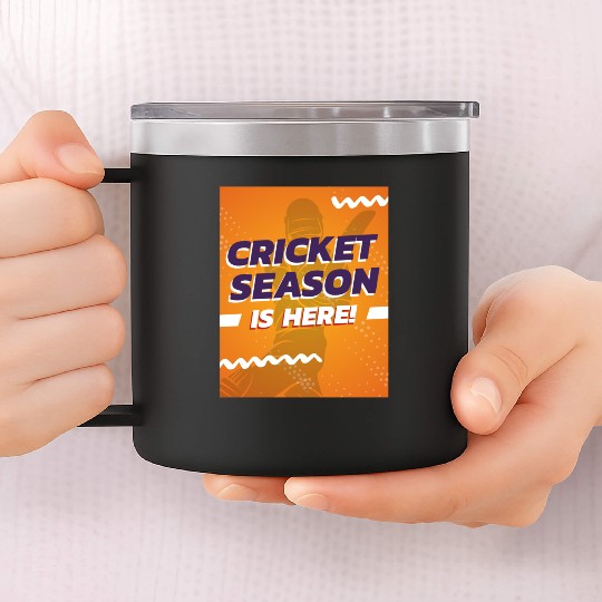 CRICKET 2025 14oz Stainless Steel Tumblers