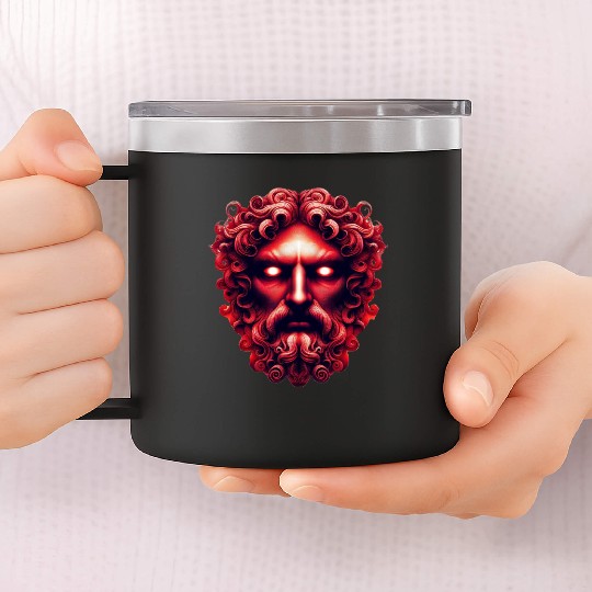 Face of Hades MythosView 14oz Stainless Steel Tumblers