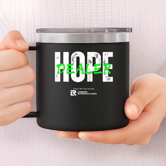 Hope Dealer Green 14oz Stainless Steel Tumblers