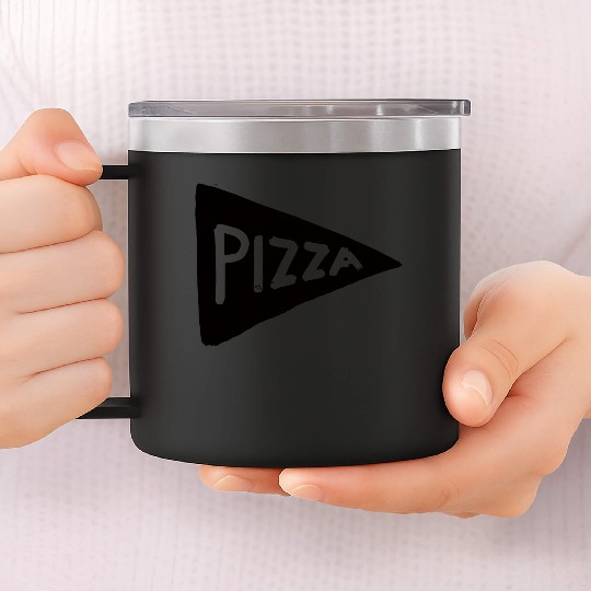 Pizza 14oz Stainless Steel Tumblers