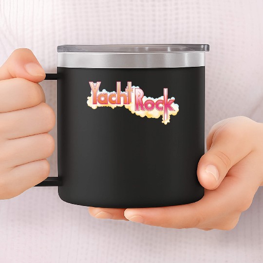 Yacht Rock Party Boat Drinking 14oz Stainless Steel Tumblers Vintage 70s