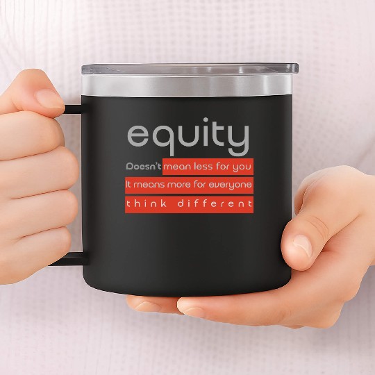Talk Equity [grey] 14oz Stainless Steel Tumblers