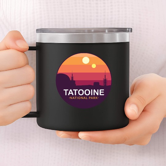 Tatooine National Park 14oz Stainless Steel Tumblers