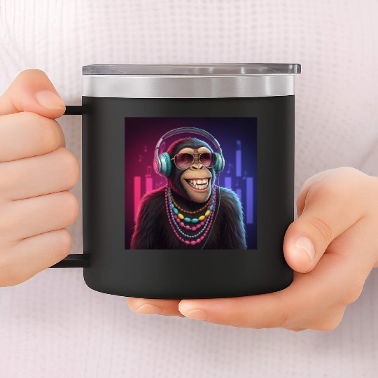 Hip Hop Ape Vibes 14oz Stainless Steel Tumblers