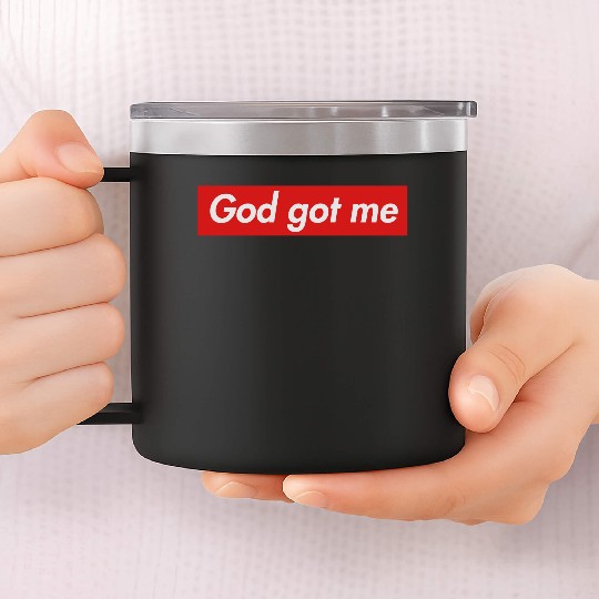 God got me 14oz Stainless Steel Tumblers