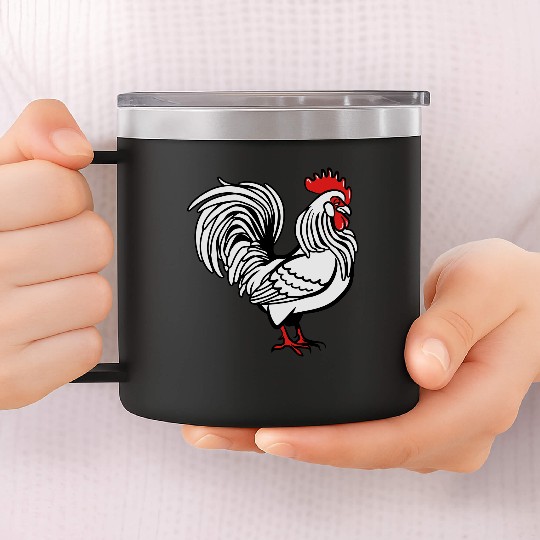 Cock witty bird 14oz Stainless Steel Tumblers