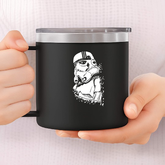 Funny and cool Star Wars Stormtrooper graffiti 14oz Stainless Steel Tumblers