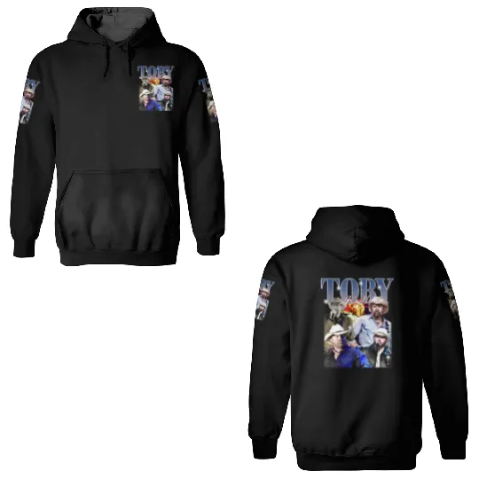 Vintage 90s Graphic Style Toby Keith 3D Hoodies, Toby Keith 3D Hoodies, Toby Keith 3D Hoodies