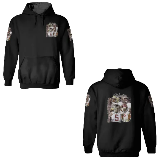 Vintage 90s Graphic Style Jameis Winston 3D Hoodies, Jameis Winston 3D Hoodies, Retro American Football Bootleg Gift