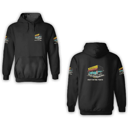 Waffle House: Come for the Waffles, Stay for the Fights 3D Hoodies 3D Hoodies