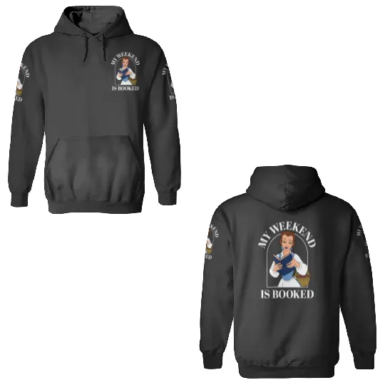 Disney Princess Belle My Weekend Is Booked 3D Hoodies