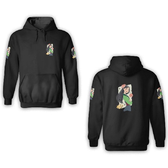 Disney Princess Mulan Hero And Princess 3D Hoodies