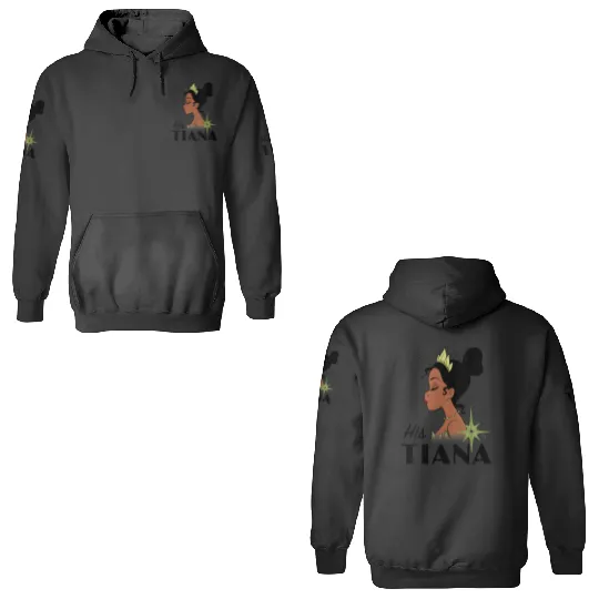 Womens Disney The Princess And The Frog His Tiana Couples VNeck 3D Hoodies