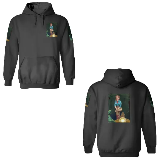 Lily Houghton Fictional Character Drawing from Disneys jungless Cruise Long 3D Hoodies