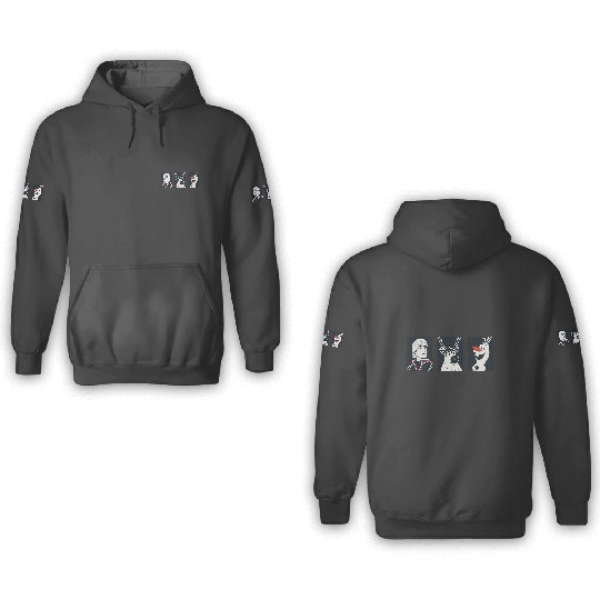 disney frozenss 2 Kristoff Sven and Olaf 3D Hoodies