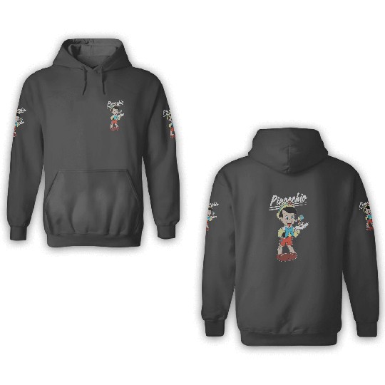 Disney Pinocchio and Jiminy Cricket 3D Hoodies