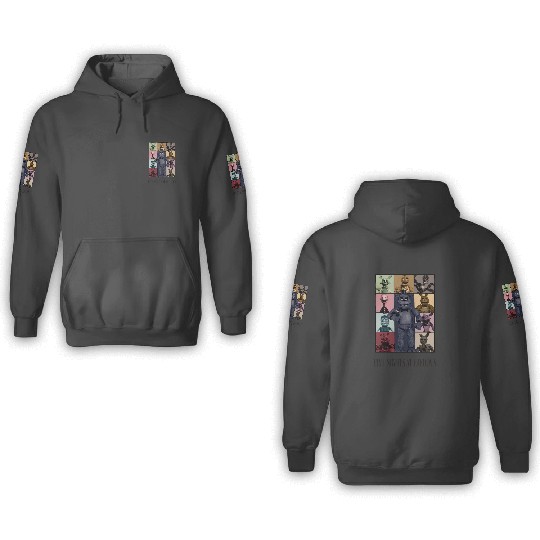 Five Nights At Freddys Eras Tour Essential 3D Hoodies