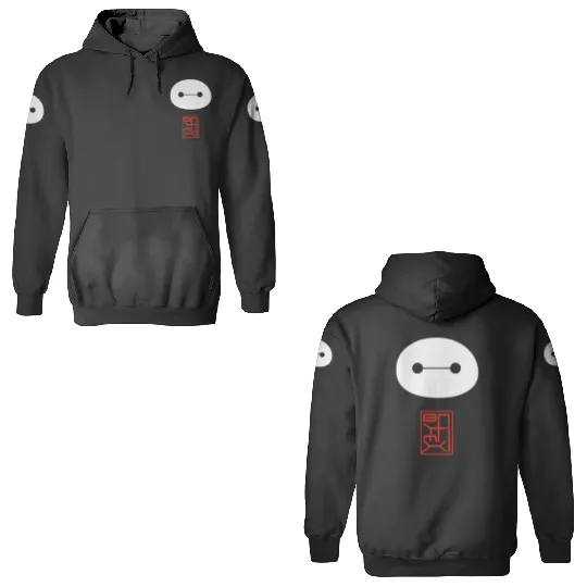 Disney Big Hero 6 Baymax Face Kanji 3D Hoodies