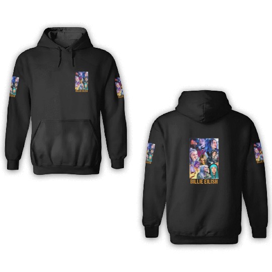 Billie Eilish Eras Tour Racerback 3D Hoodies