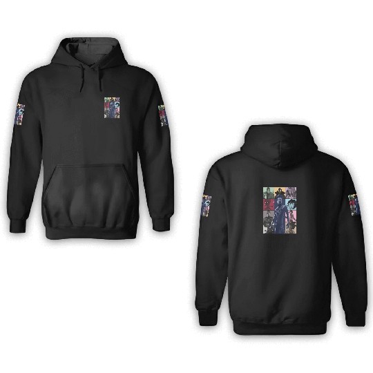 SpiderVerse Eras Tour with title 3D Hoodies