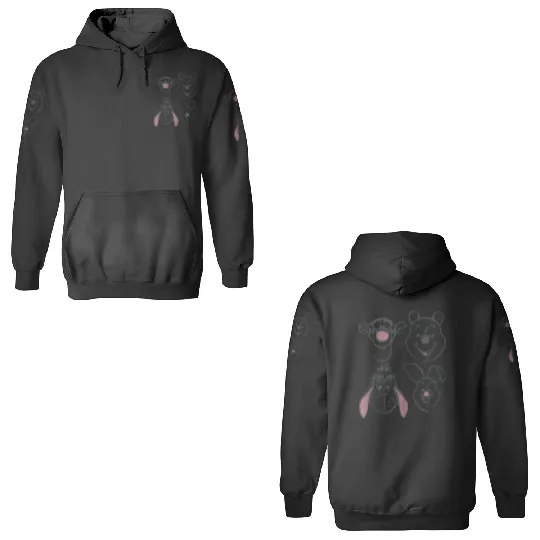 Disney Winnie The Pooh and Friends Sketch Tank Top 3D Hoodies